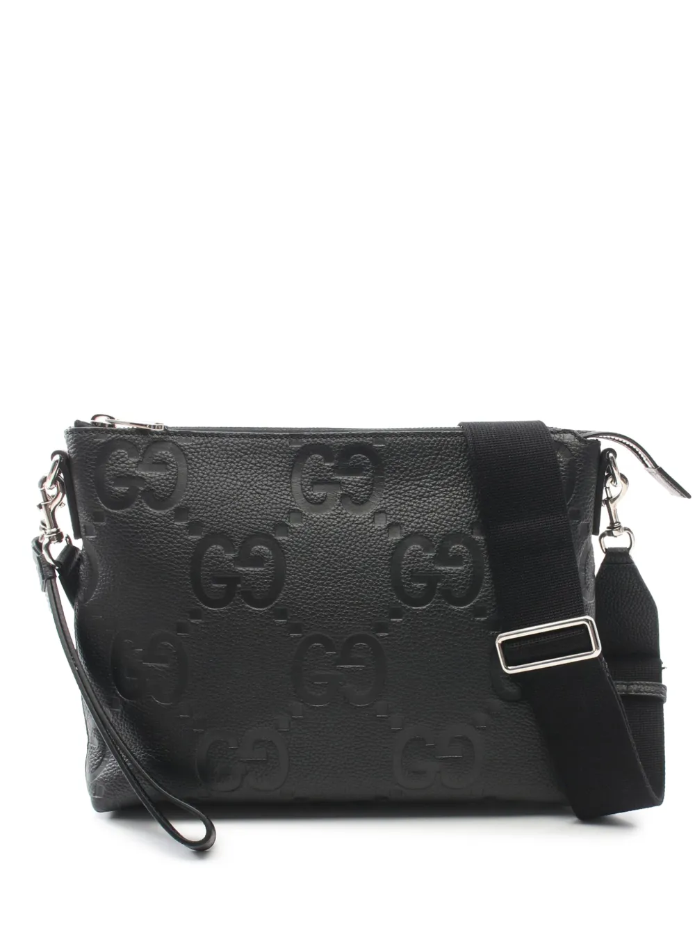 Gucci Pre-Owned 2016-2026 Medium Jumbo GG crossbody bag - Nero