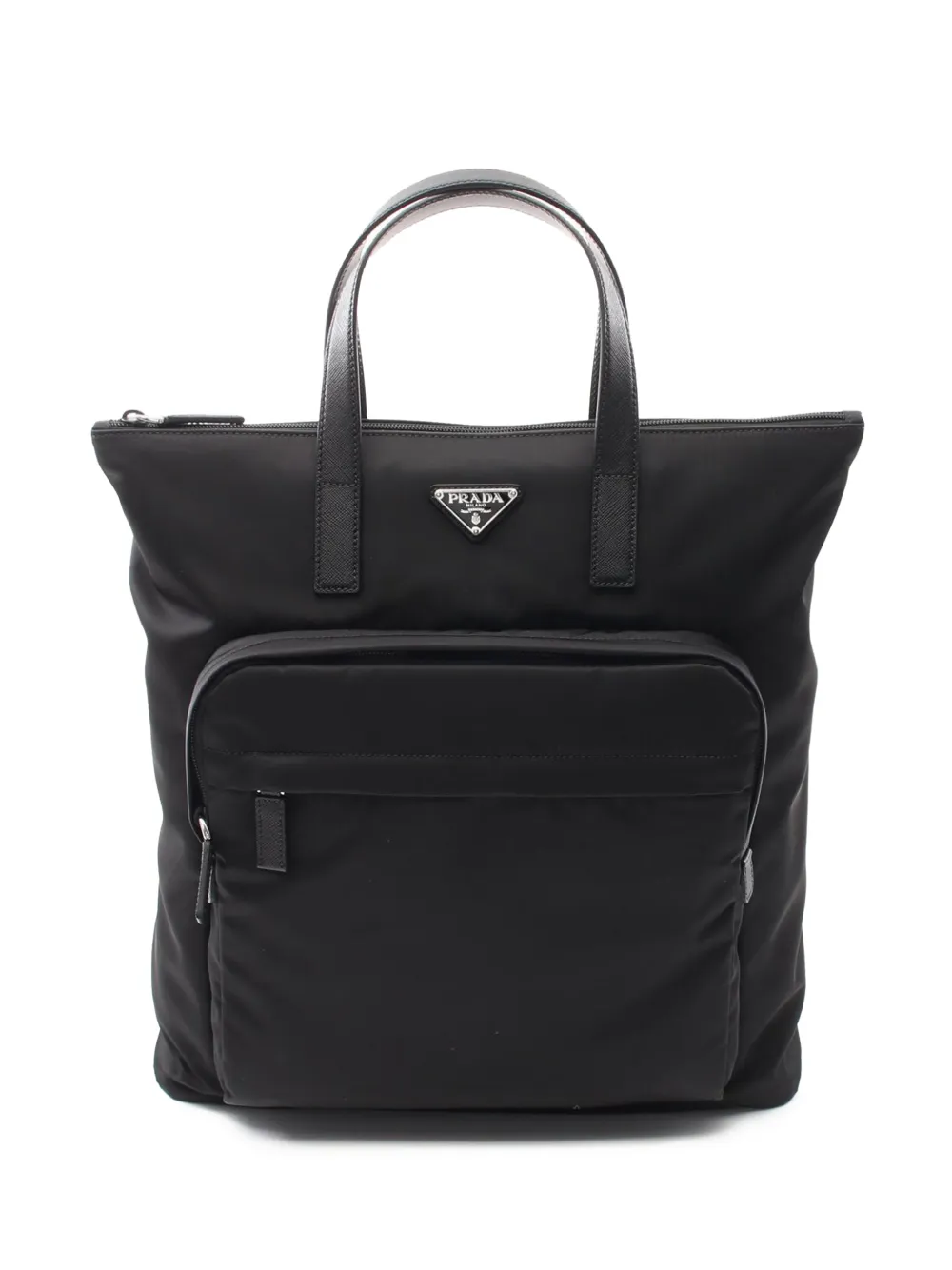 Pre-owned Prada 2013-2026 Tessuto Backpack In Black
