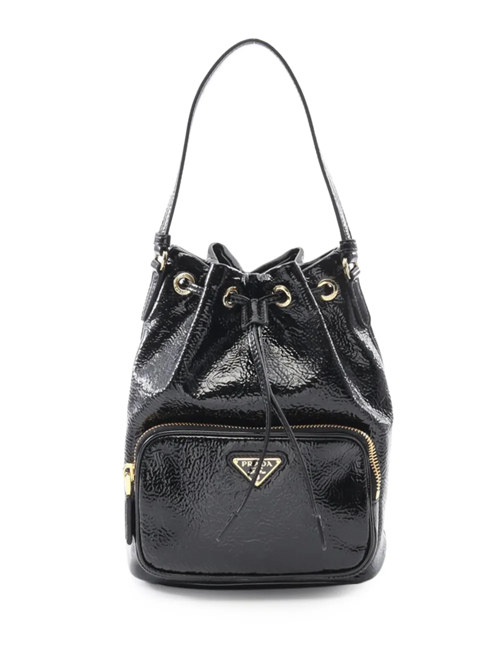 Prada Pre-Owned 2013-2026 Naplak Duet bucket bag - Nero