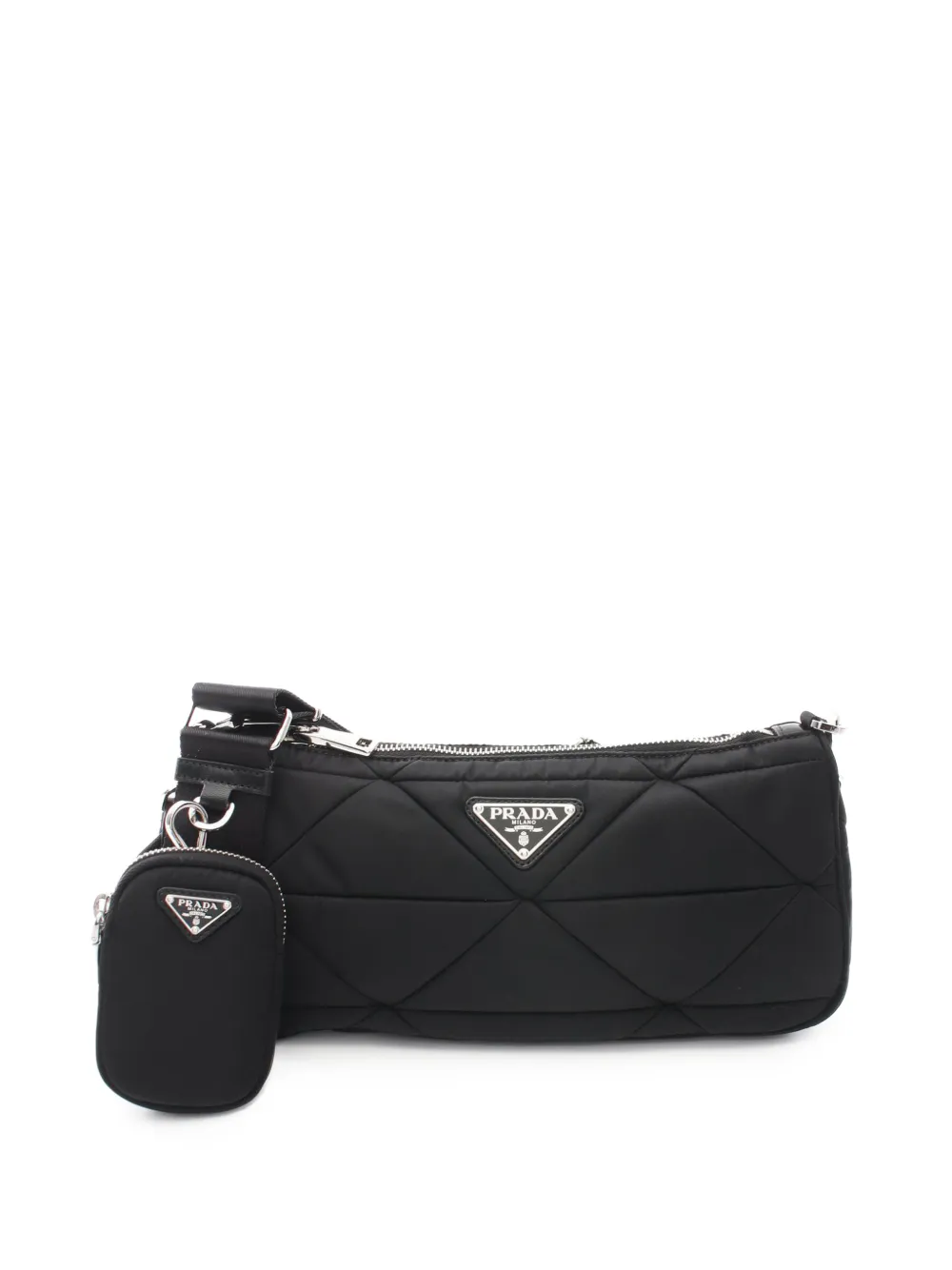 Prada Pre-Owned 2013-2026 Tessuto crossbody bag - Nero