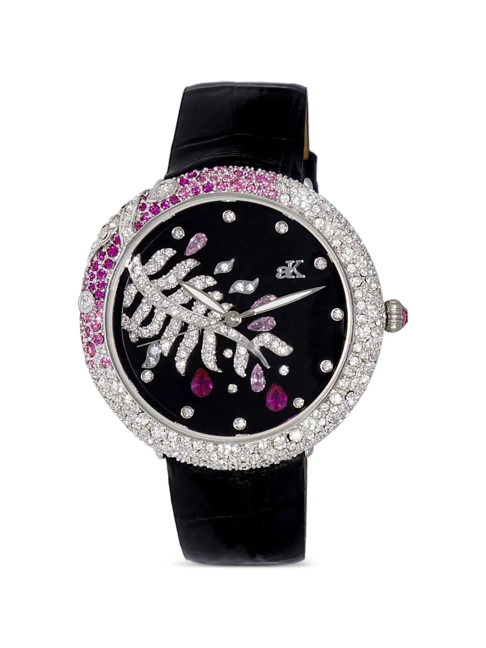 ADEE KAYE Majestic Crystal 38mm watch - Nero