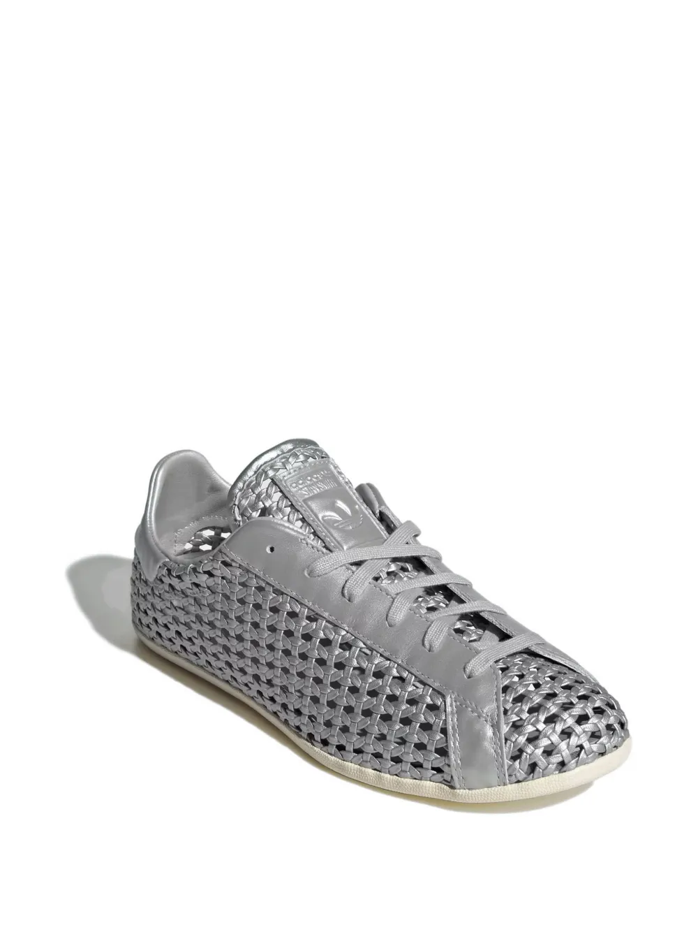 adidas Stan Smith woven sneakers Zilver