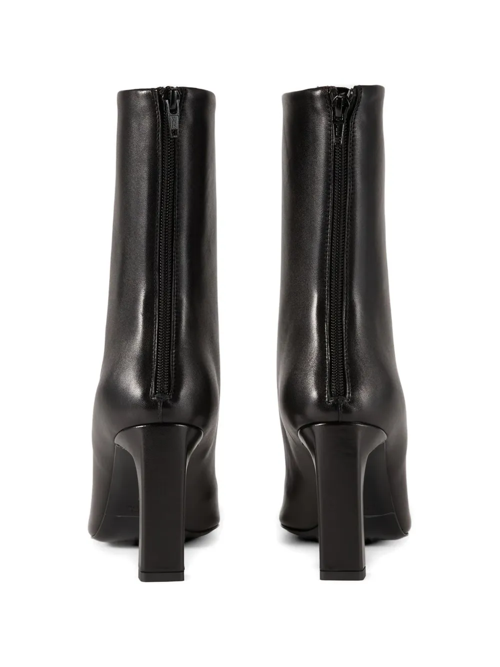 TOTEME square-toe ankle boots Zwart