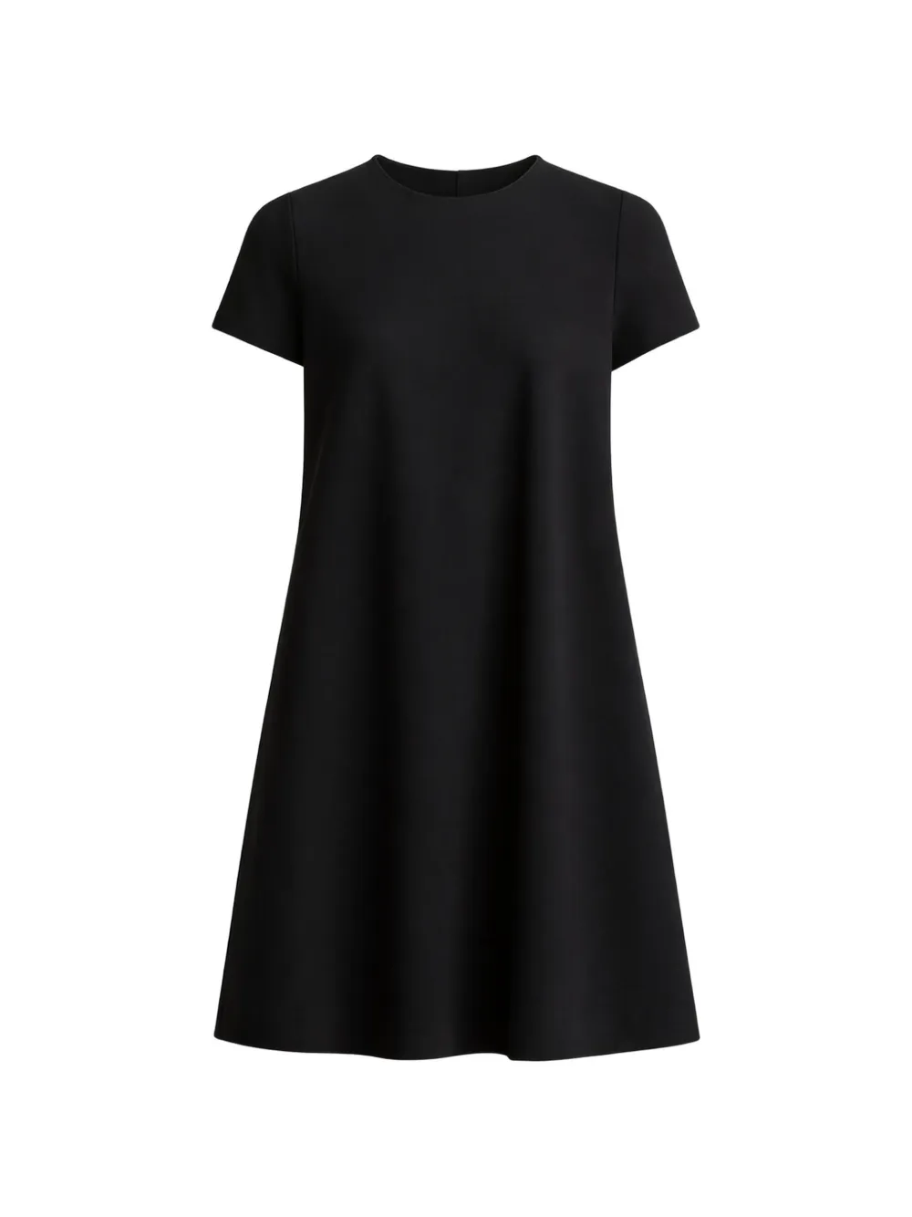 Vince Bias short-sleeve A-line dress - Black