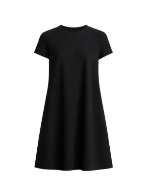 Vince faux-leather Trim Shirt Dress | Black | FARFETCH
