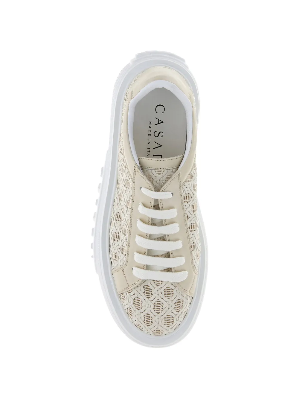 Casadei Nexus woven sneakers Beige