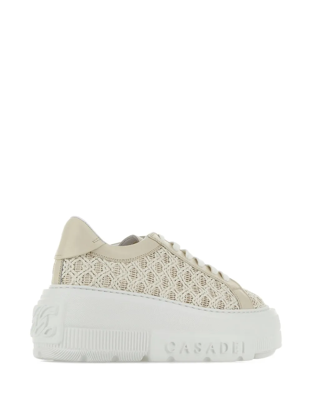 Casadei Nexus woven sneakers Beige