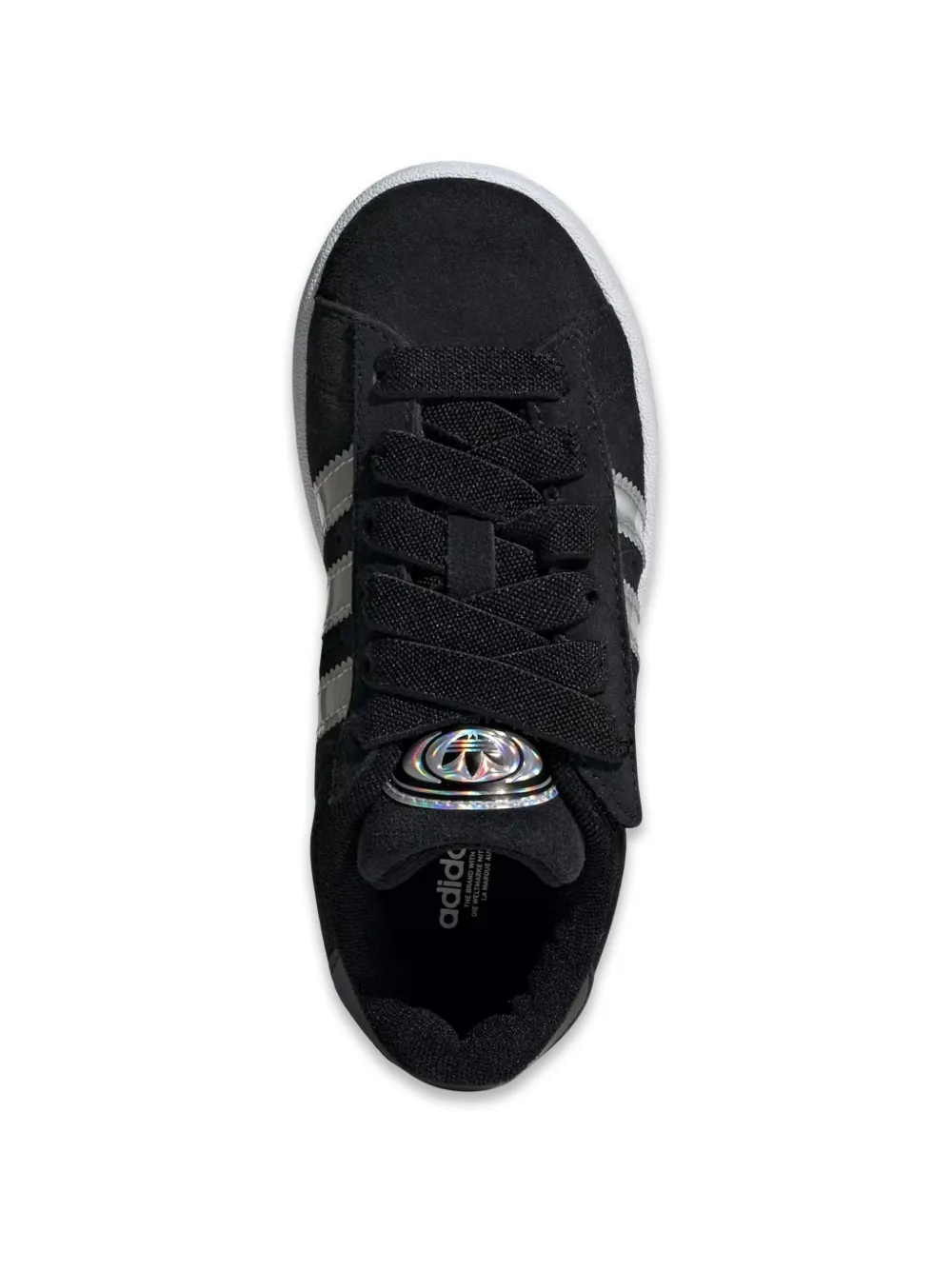 adidas Kids Campus gestreepte sneakers Zwart