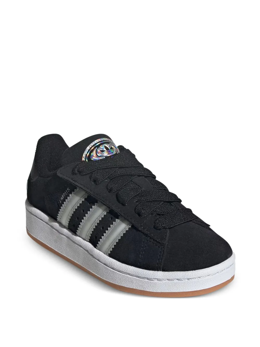 adidas Kids Campus striped sneakers - Nero