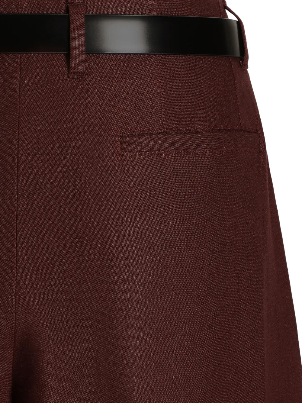 Dolce & Gabbana Plooibroek met ceintuur Rood