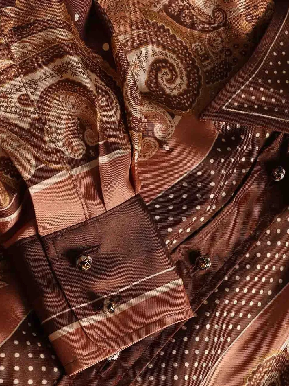 ZIMMERMANN Blouse met paisley-print Bruin
