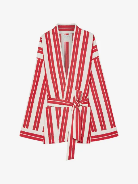 Forte Forte striped belted jacket