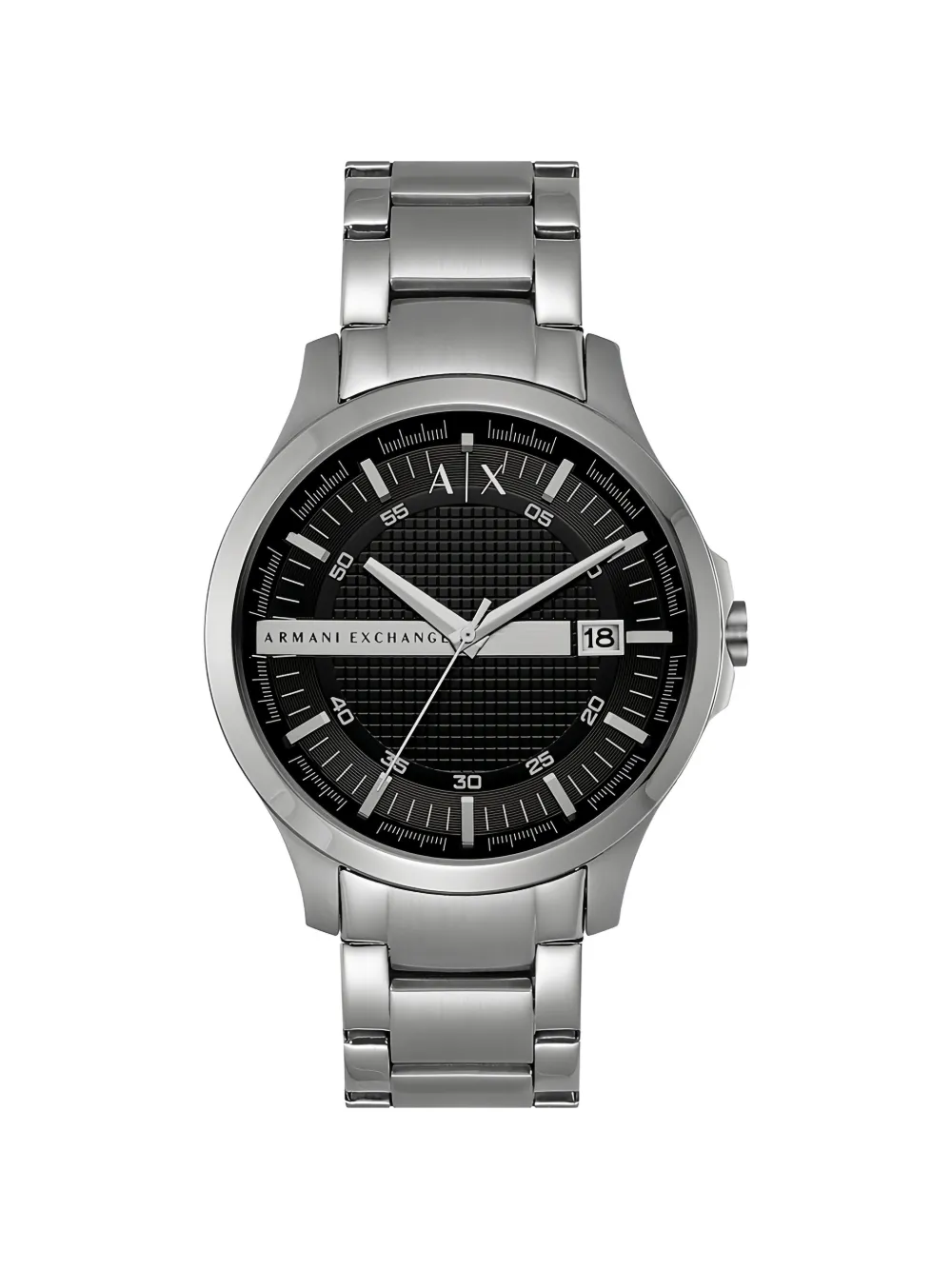 Armani Exchange three-hand 46mm watch - Nero