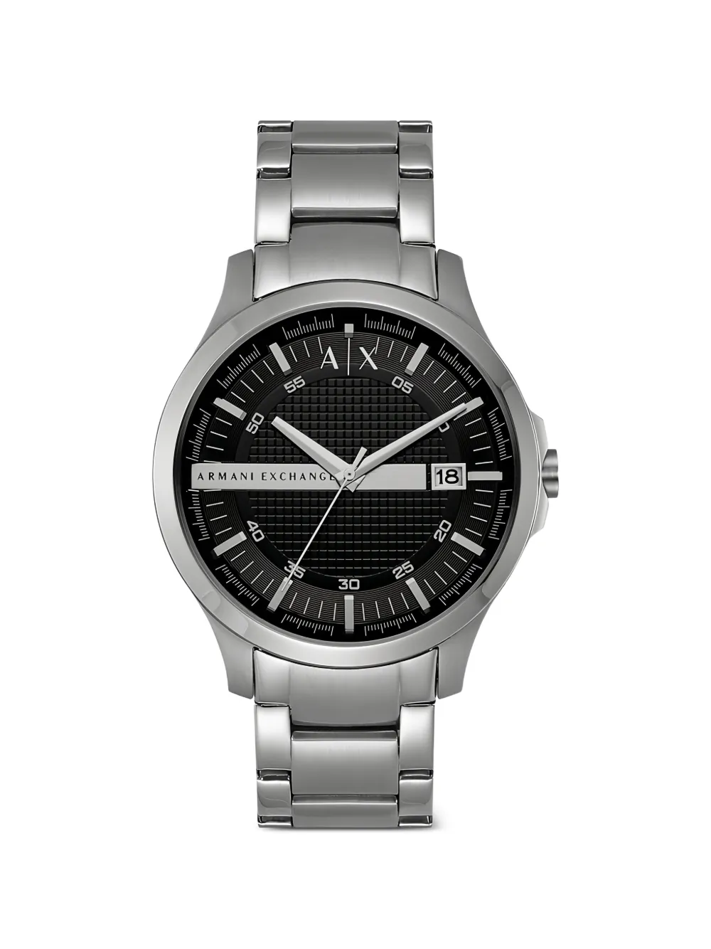 Armani Exchange three-hand 46mm watch - Nero
