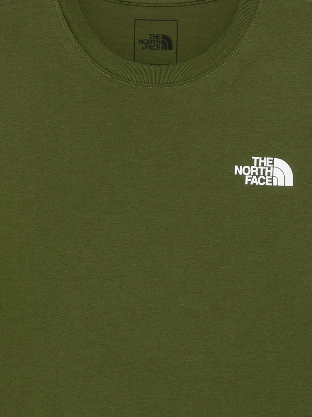 The North Face T-shirt met logoprint Groen