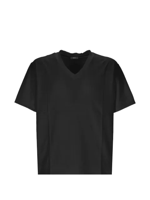 Hosio V-neck knitted T-shirt