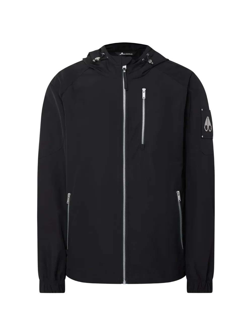Moose Knuckles Charlesbourg hooded jacket - Schwarz