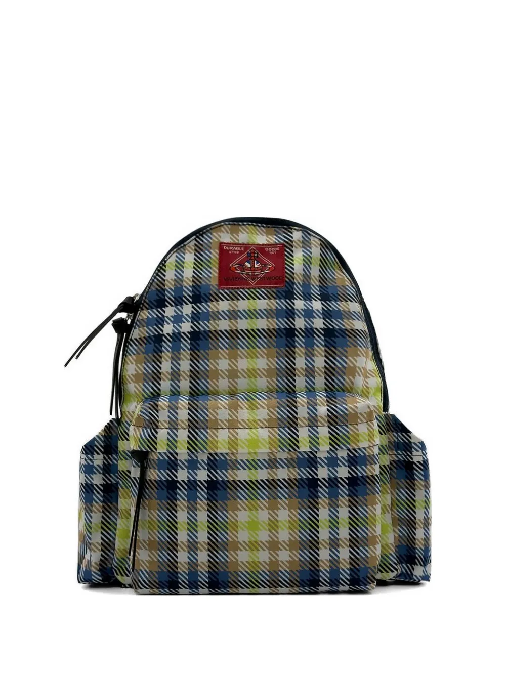 Vivienne Westwood tartan backpack - Blu