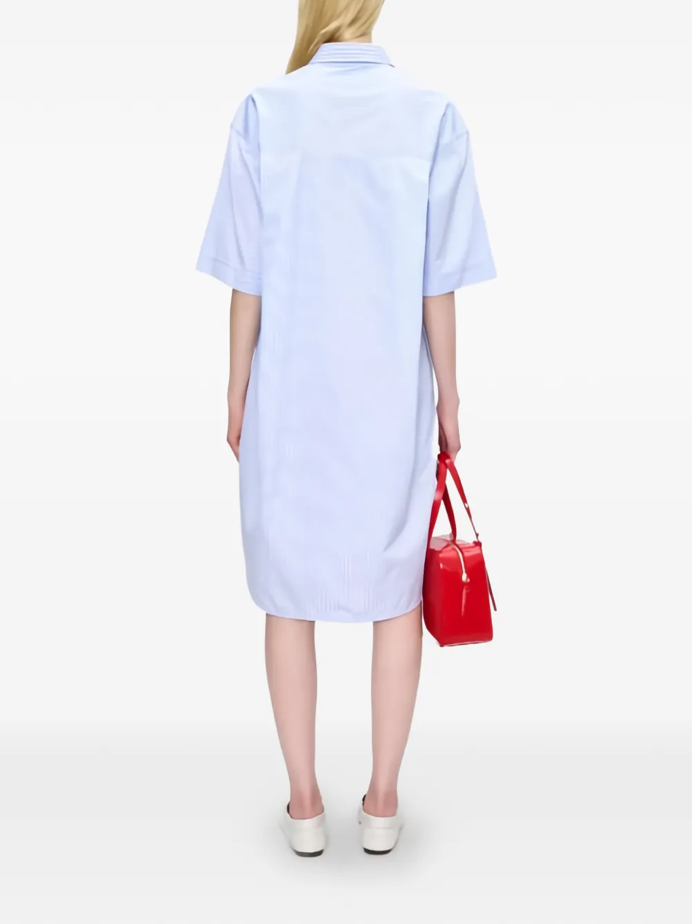 A.P.C. Chiara gestreepte blousejurk Blauw