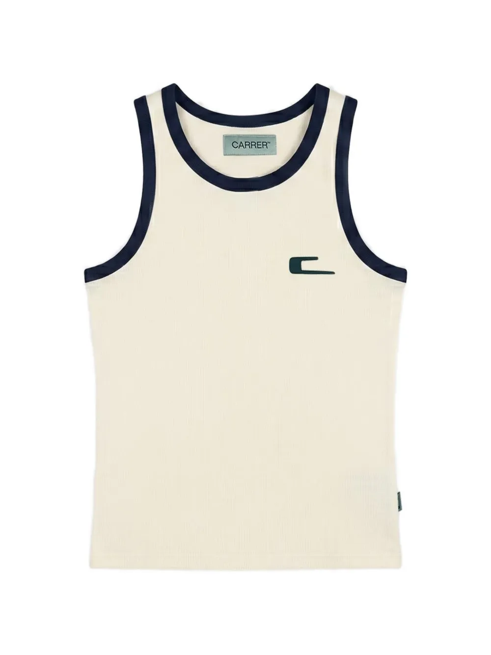 Carrera Ferraz ribbed-knit logo-patch tank top - Nude