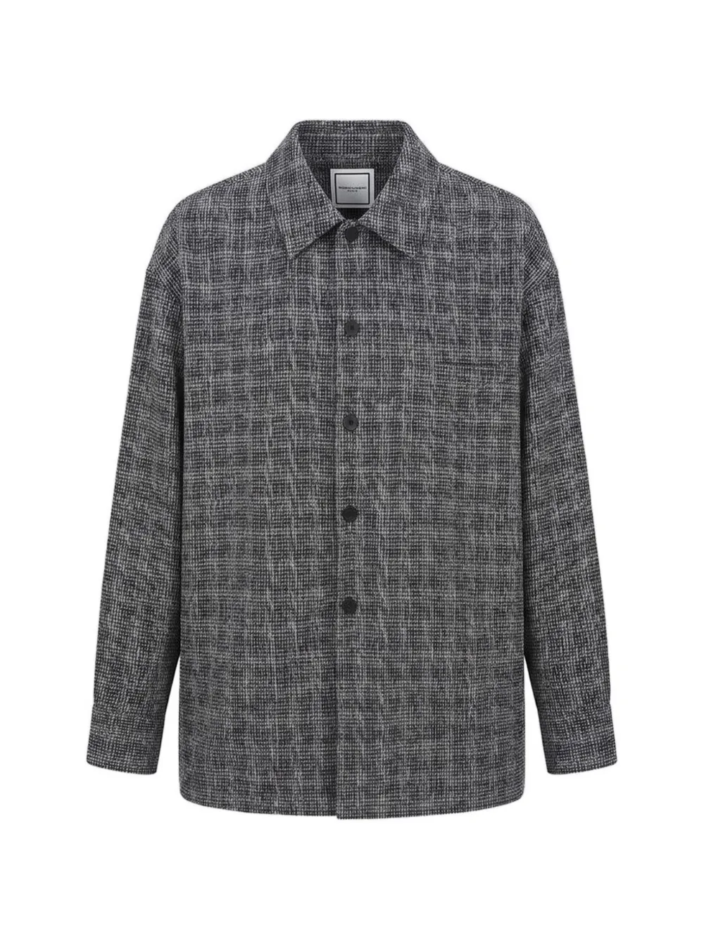 Wooyoungmi checked pattern shirt - Nero