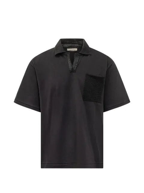 atomo factory crochet-trim jersey T-shirt