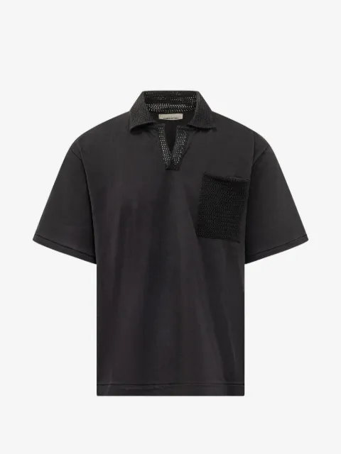 atomo factory crochet-trim jersey T-shirt