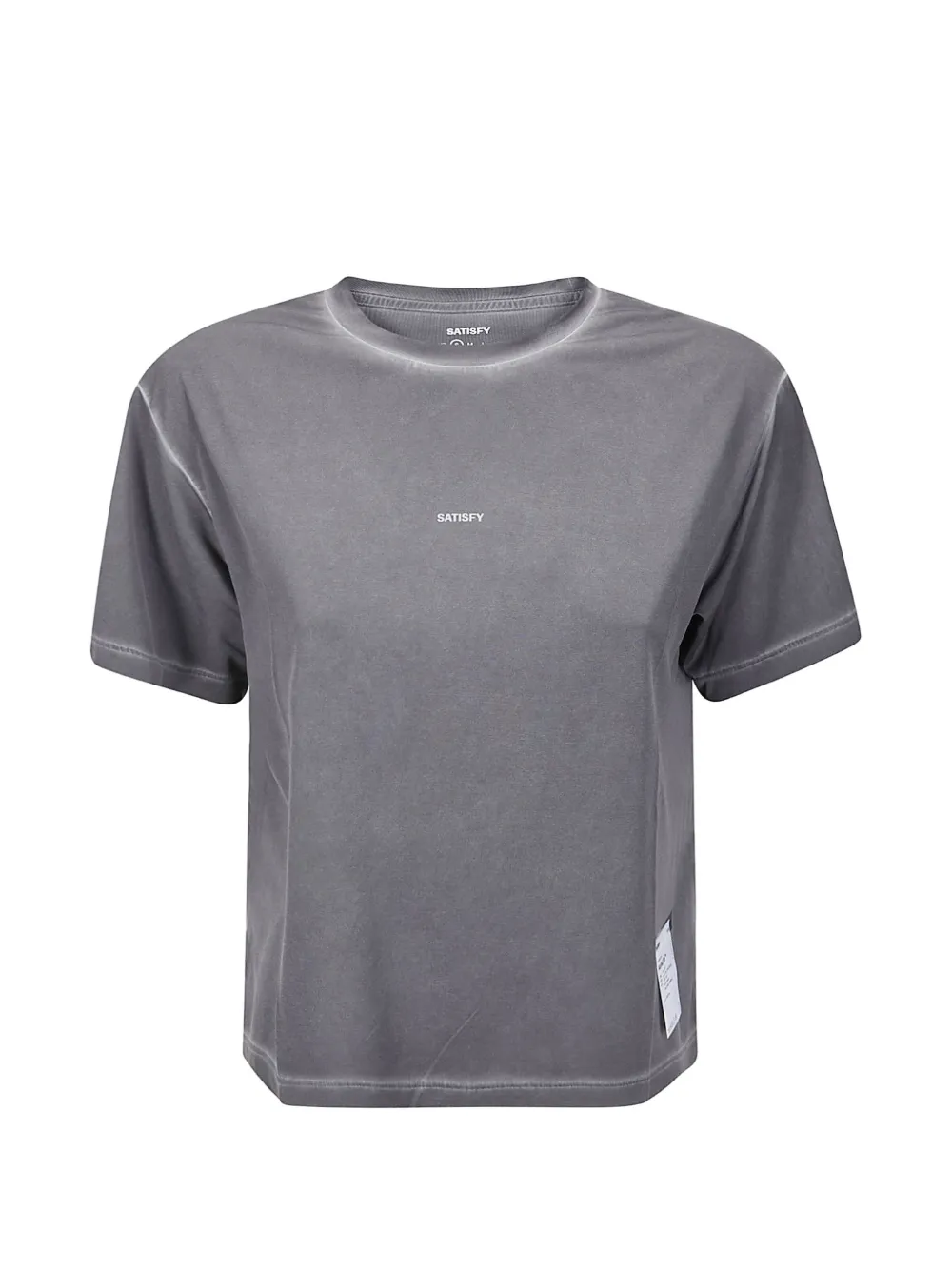 Satisfy AuraLite logo-print t-shirt - Grigio