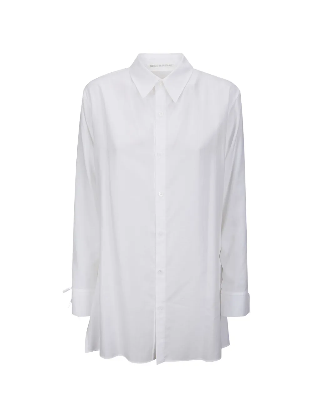 Yohji Yamamoto string-detail shirt - Bianco