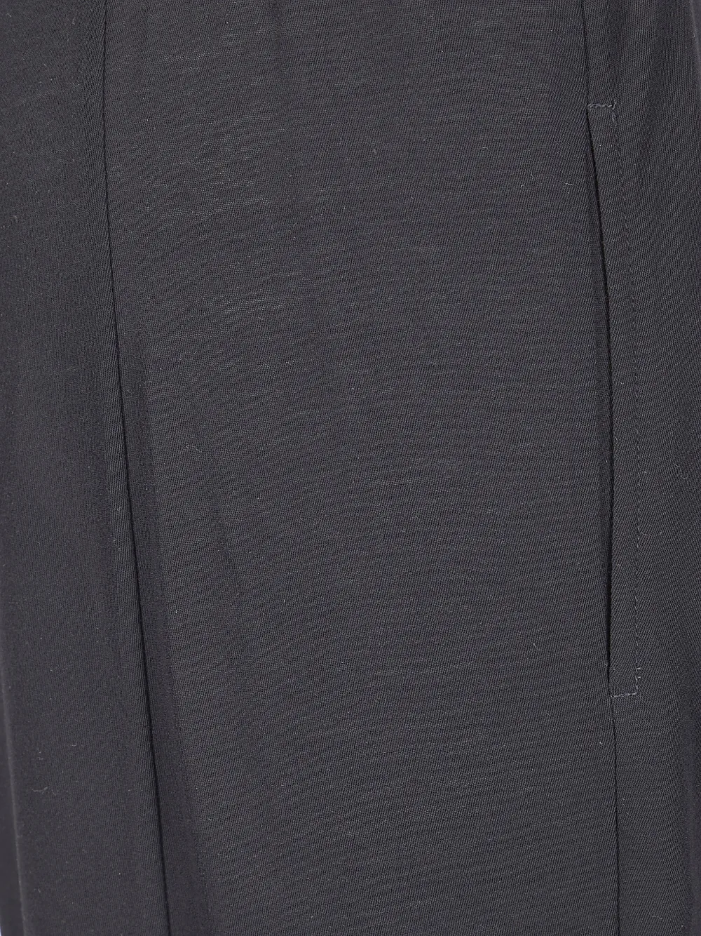 Yohji Yamamoto Broek met gedrapeerd detail Zwart