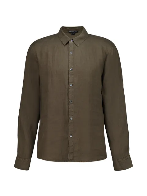 James Perse long-sleeve linen shirt