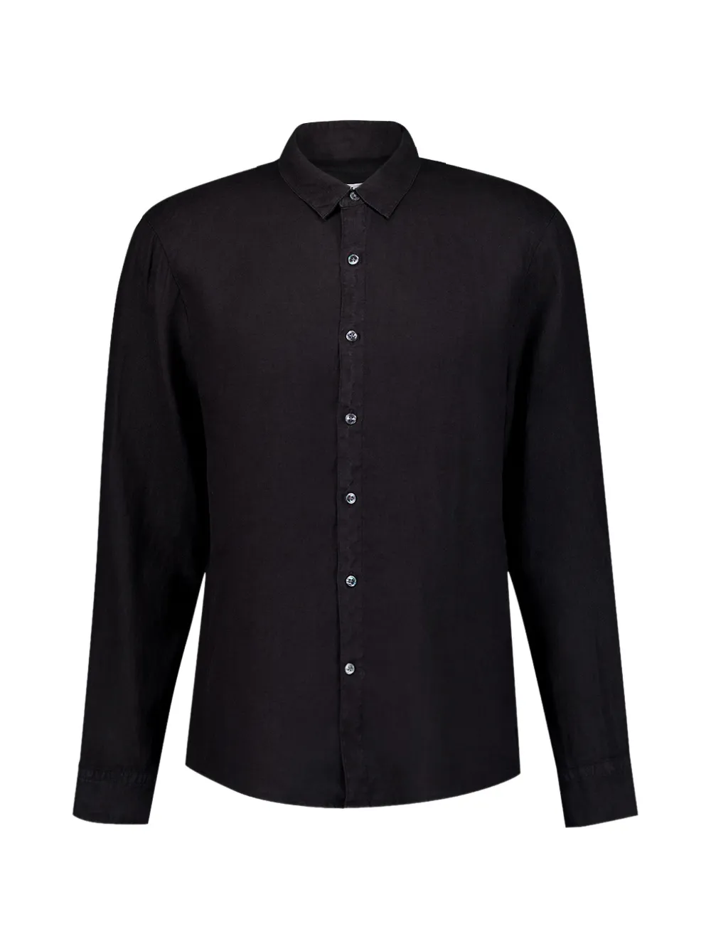 James Perse long-sleeved linen shirt - Nero