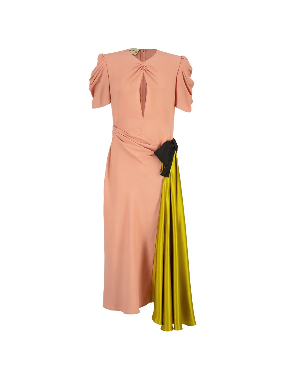 Valentino Garavani draped bow-detail dress - Rosa