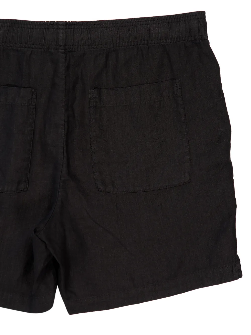 James Perse Linnen shorts Zwart
