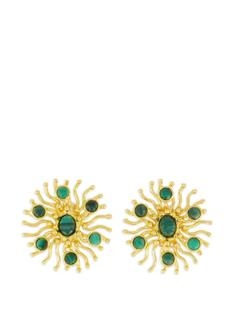 Sylvia Toledano Sunshine malachite earrings