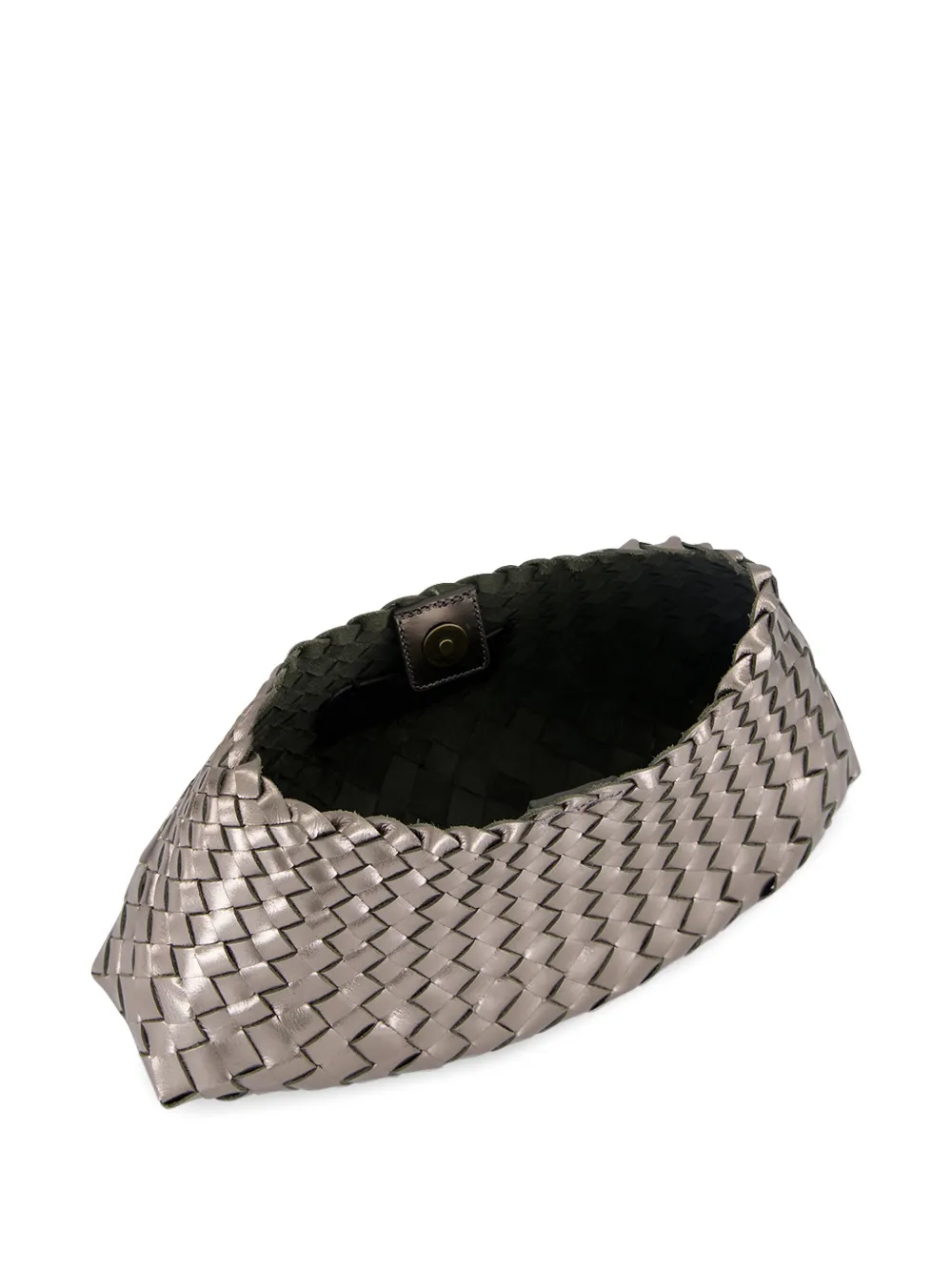 DRAGON DIFFUSION Comporta leren clutch Zilver