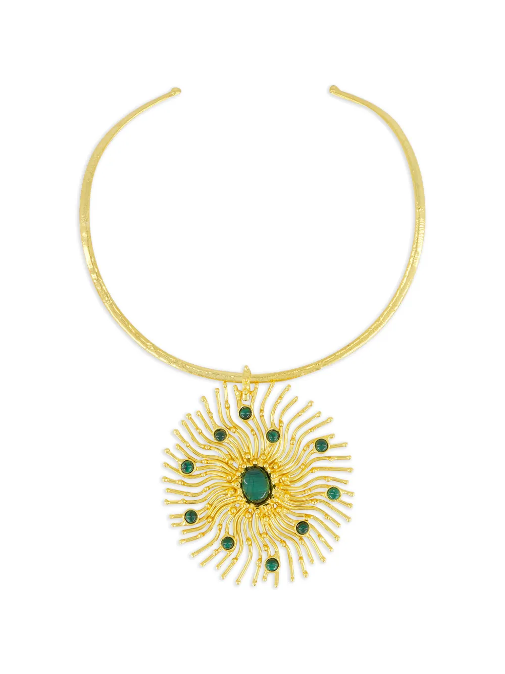 Sylvia Toledano Sunshine Halskette aus Malachit - Gold
