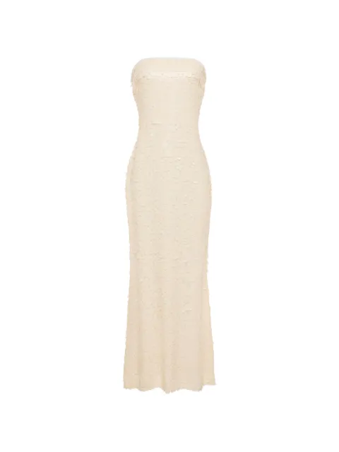 Simon Miller Sculpty sequin-embellished strapless maxi dress