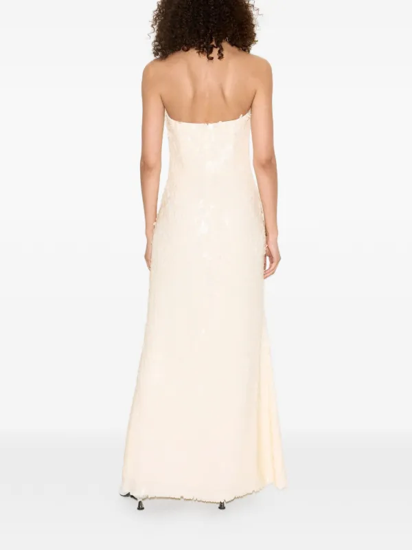 simon miller sculpty strapless sequin dress Sculpty Strapless Sequin Dress