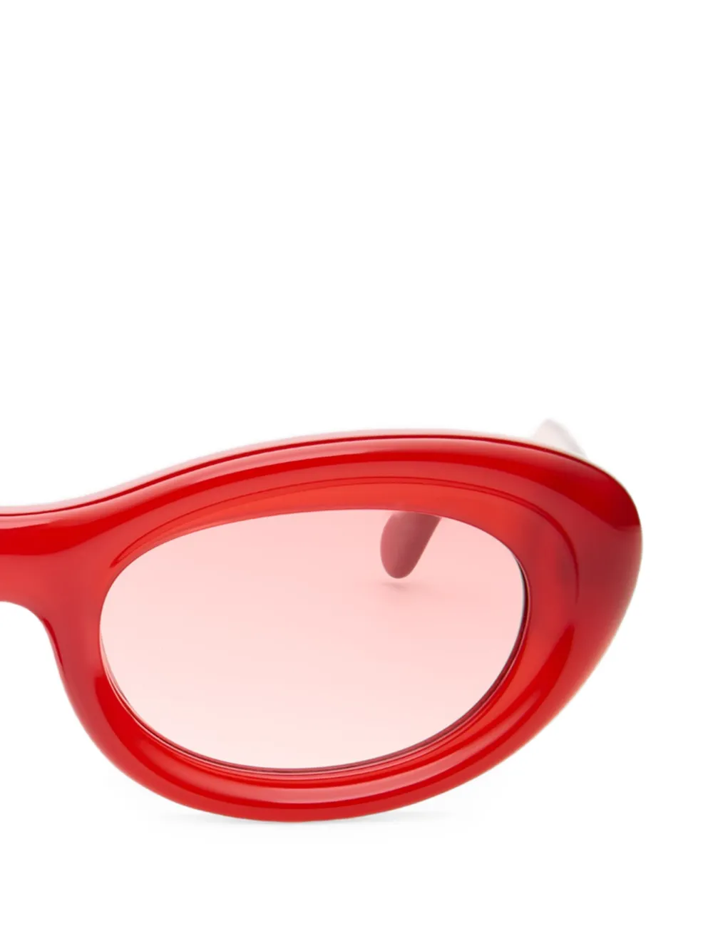 Simon Miller x Delarge Mirage cat-eye zonnebril Rood