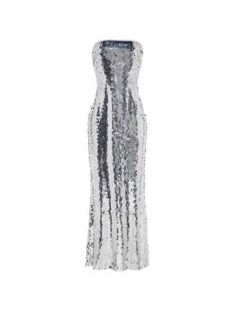 Simon Miller Sculpty strapless sequin-embellished dress