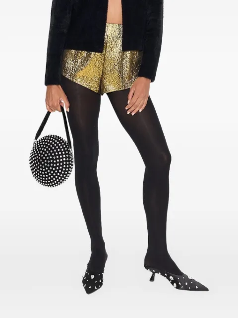 Simon Miller Fleur metallic shorts