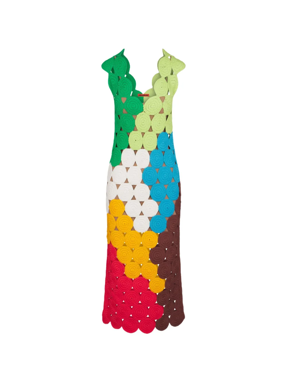 Simon Miller Muro crochet midi dress - Rosso