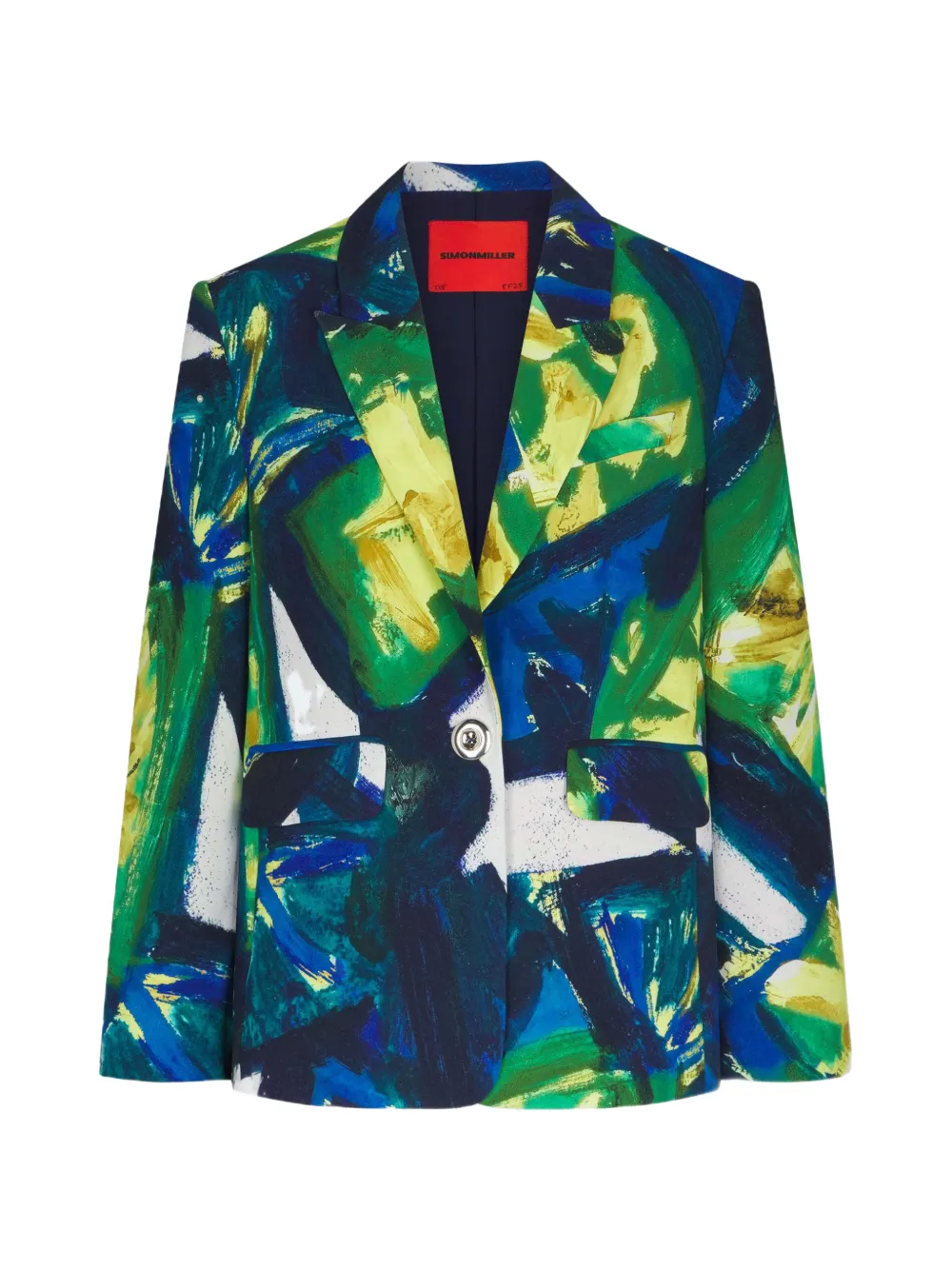 Simon Miller Lennox floral-print blazer - Blu