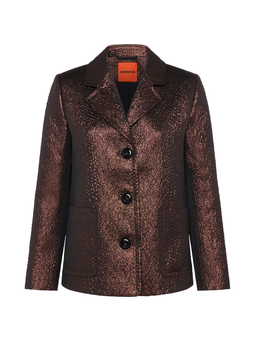 Simon Miller Hutton metallic jacket - Marrone