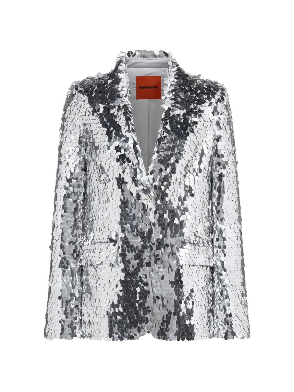 Simon Miller Leon sequin-embellished blazer - Argento
