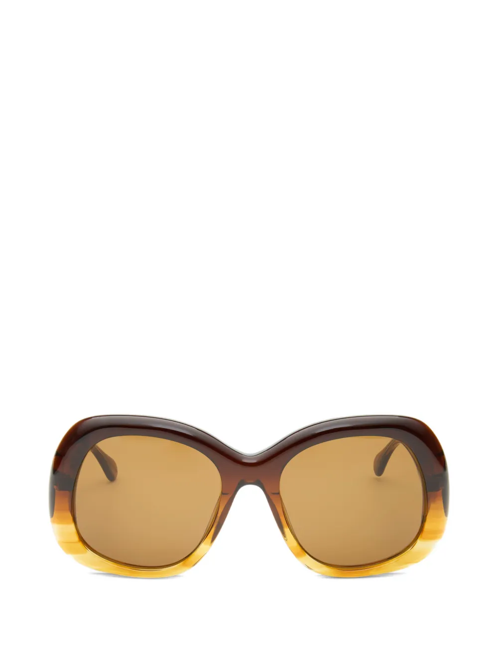 Simon Miller x Delarge Faro oversized-frame sunglasses - Marrone