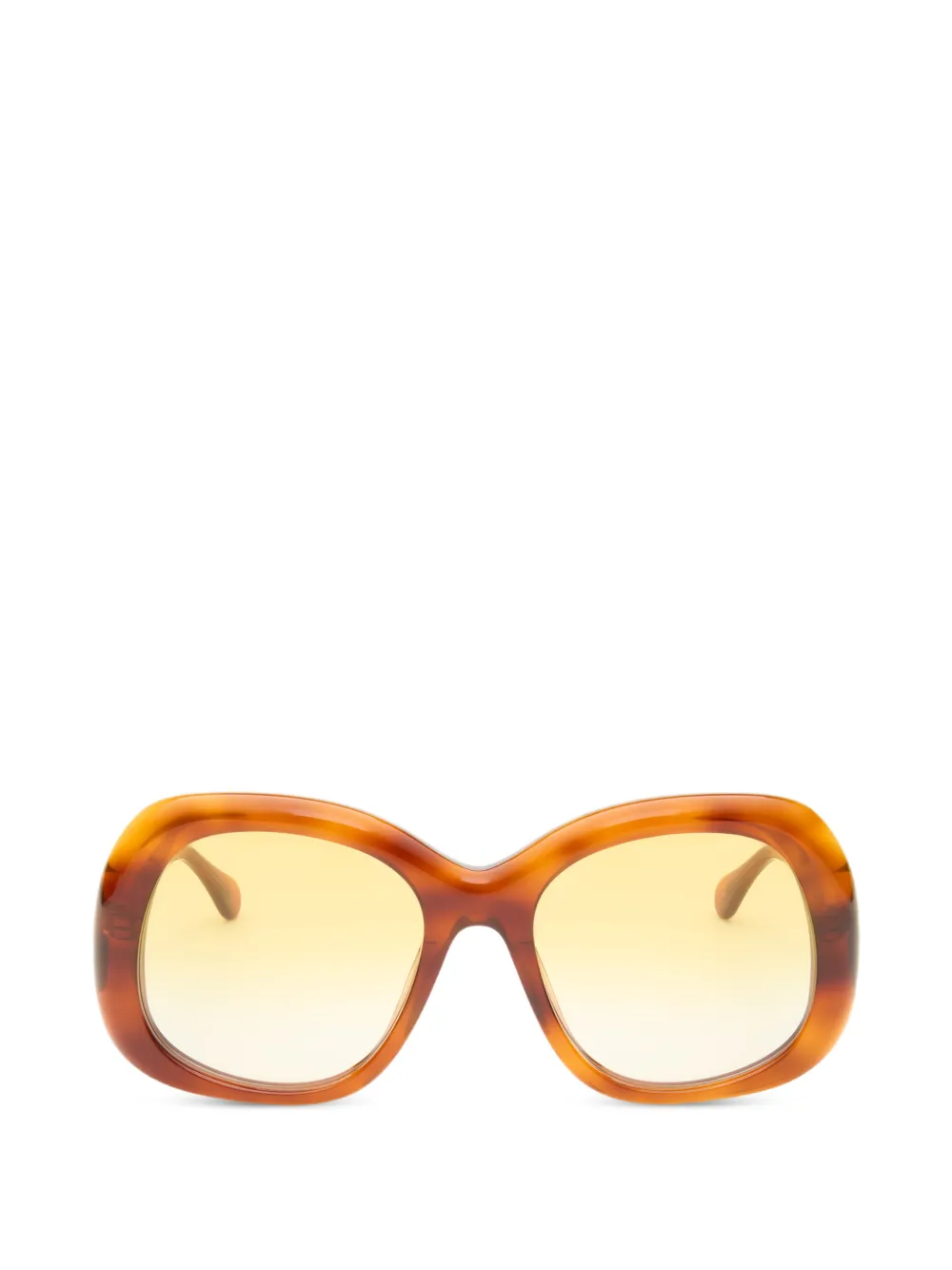 Simon Miller x Delarge Faro oversized-frame sunglasses - Marrone