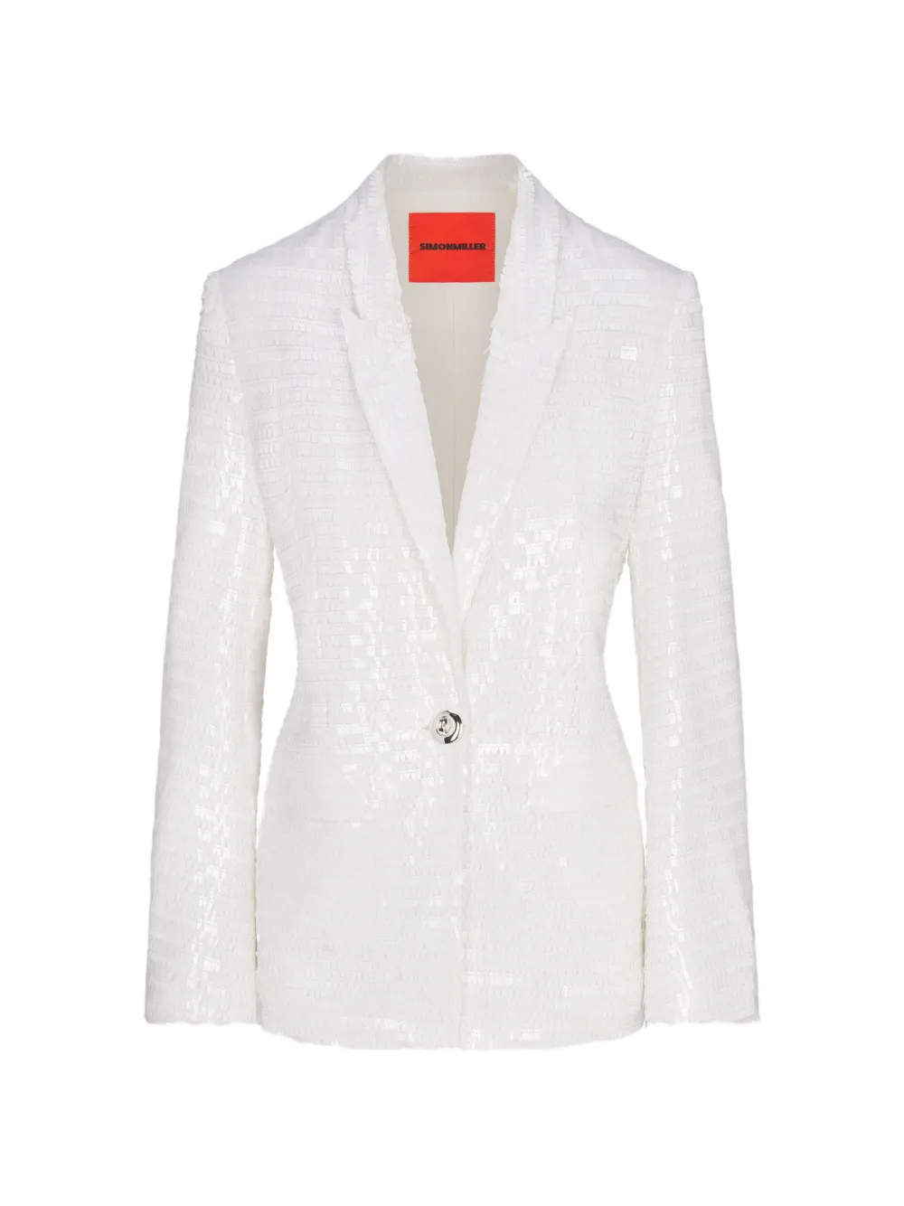 Simon Miller Lennox sequin-embellished blazer - Bianco