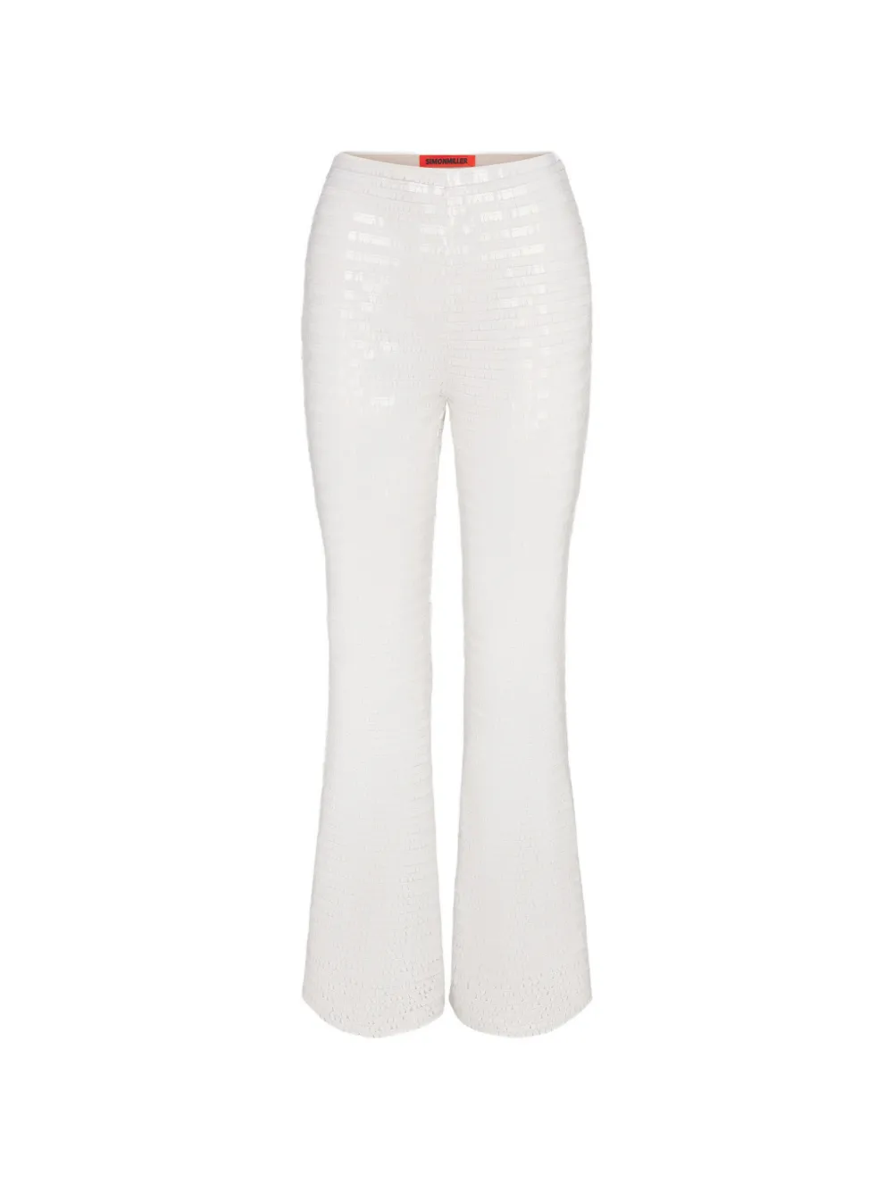 Simon Miller Robo sequin-embellished trousers - Bianco